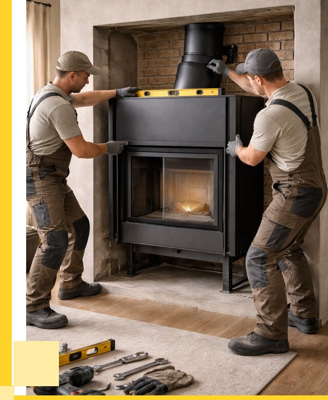 Установка каминных топок в Лиски под ключ от 19694 р. | ЭриданЛск