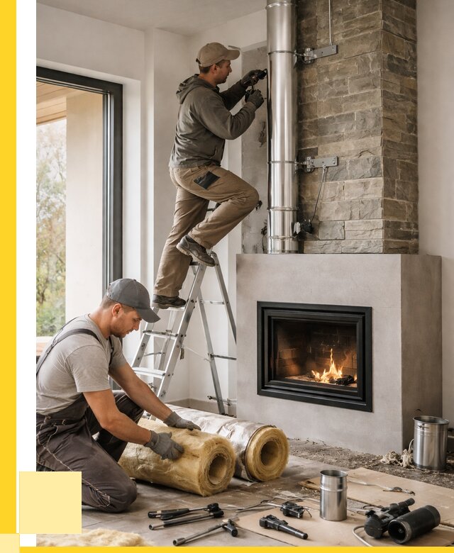 Монтаж дымоходов для каминов в Лиски от 16412 р. ЭриданЛск