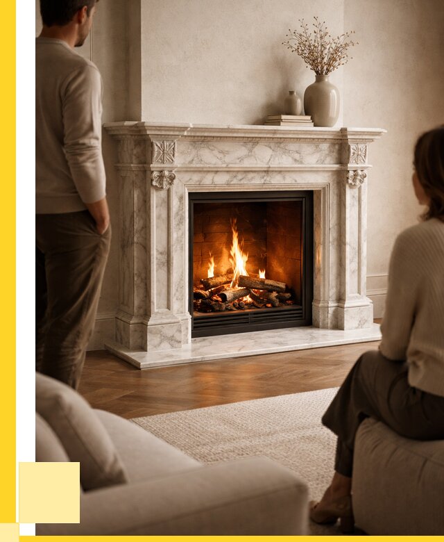 Мраморные камины под ключ в Лиски от 273525 р. | ЭриданЛск