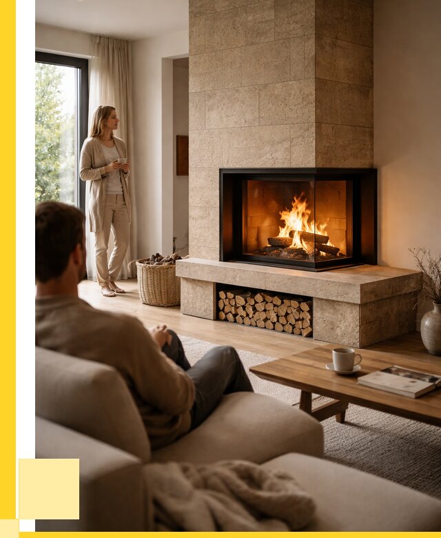 Угловые камины из кирпича установка в Лиски от 164115 р. ЭриданЛск