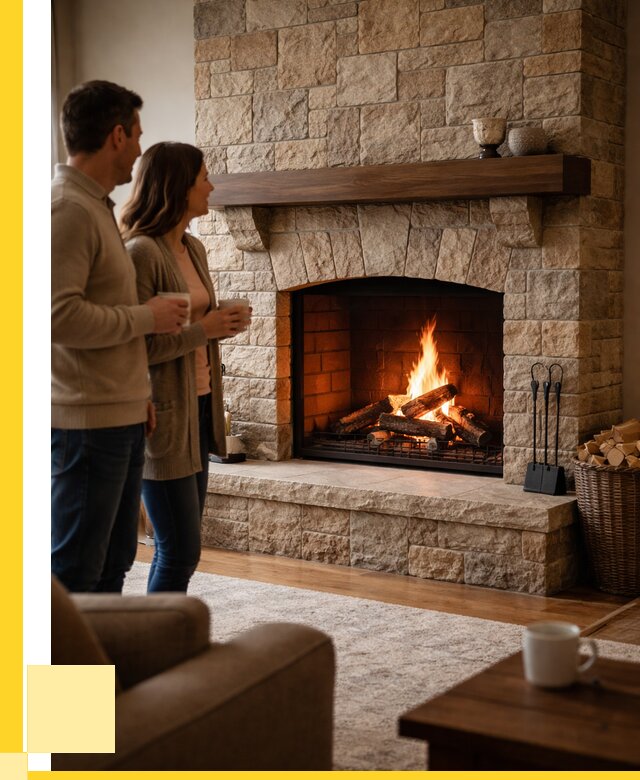 Каменные камины на заказ в Лиски от 196938 р. | ЭриданЛск