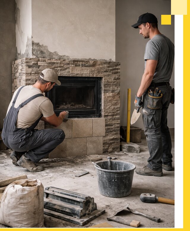 Камины под ключ в Лиски: проект, изготовление и монтаж