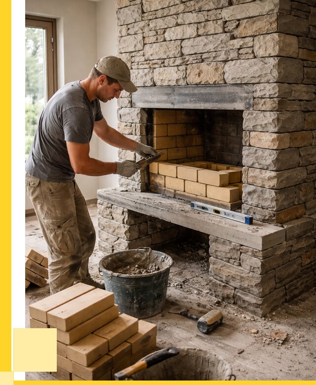 Кладка каминов и камина в Лиски от 27353 р. ЭриданЛск