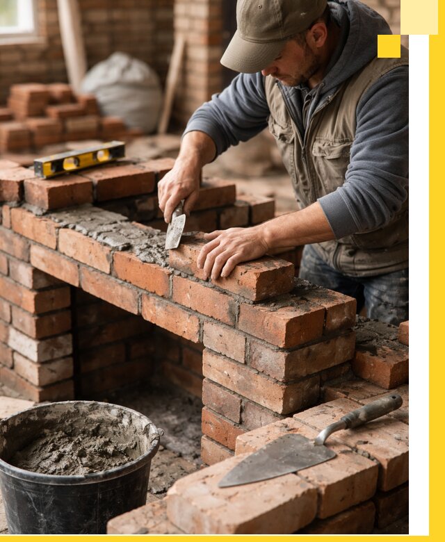 Кладка каминов под ключ в Лиски профессиональная отделка и монтаж