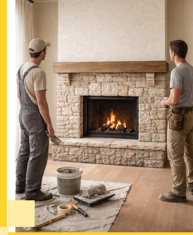 Отделка каминов в Лиски от 7112 р. под ключ | ЭриданЛск