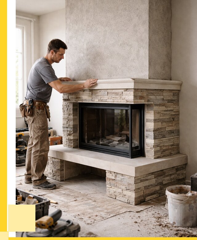 Изготовление каминов под ключ в Лиски от 164115 р. | ЭриданЛск