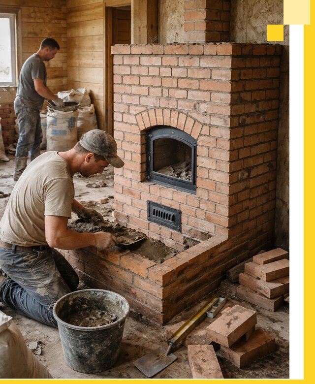 Профессиональное строительство печей в Лиски под ключ