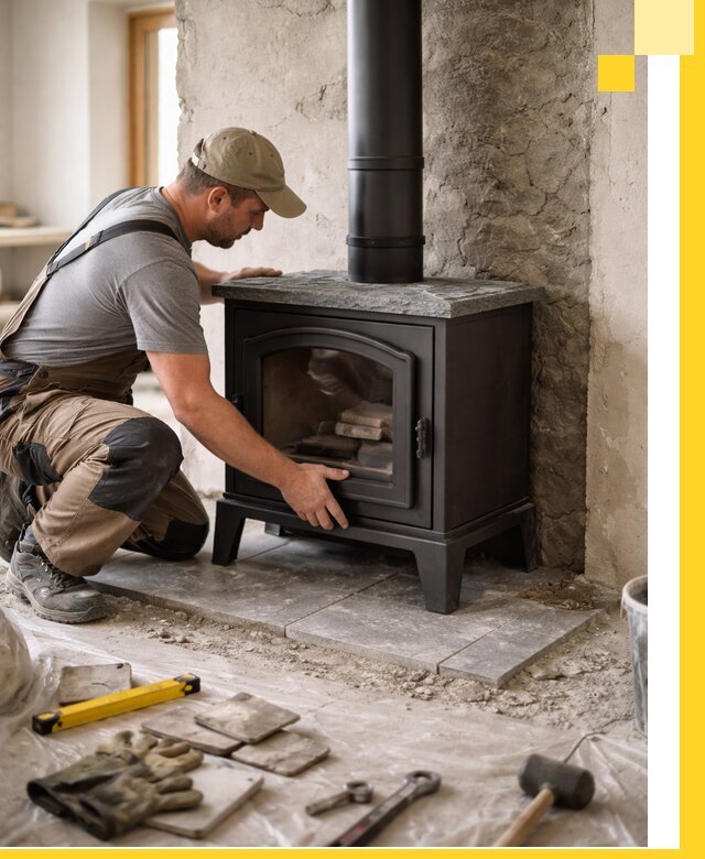 Профессиональный монтаж печей и каминов в Лиски под ключ