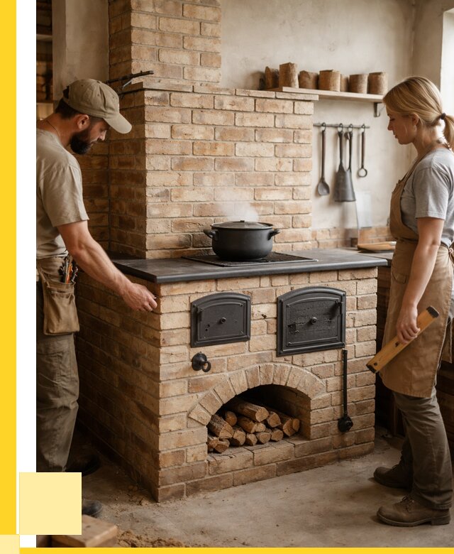 Варочно отопительные печи в Лиски от 98469 р. | ЭриданЛск