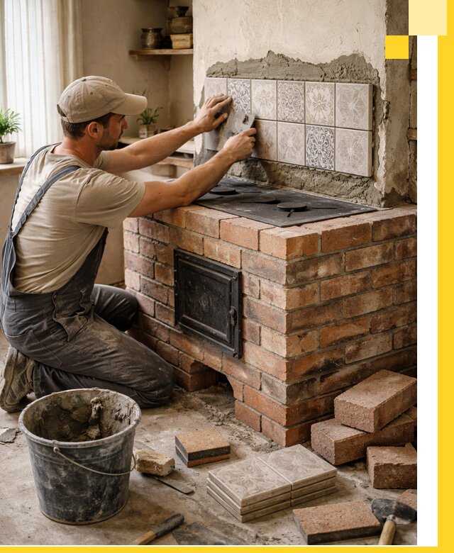 Печи с плитой на заказ монтаж гарантия и сервис в Лиски