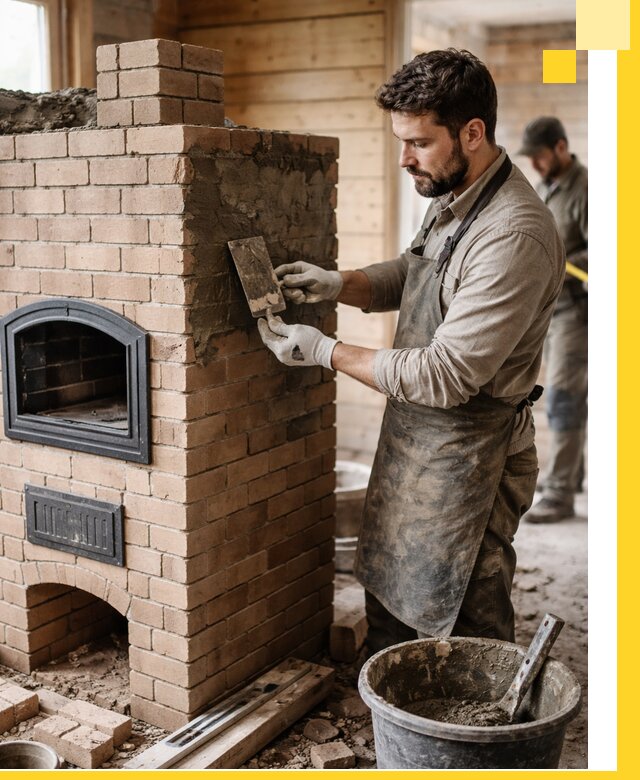 Изготовление и установка печей-шведок под ключ в Лиски