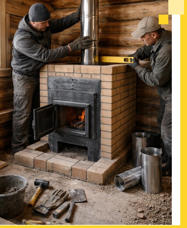 Проектирование, изготовление и установка банных печей в Лиски