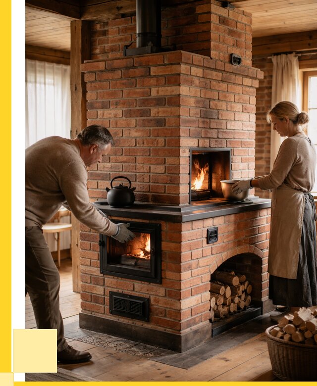 Печи для загородного дома под ключ в Лиски от 87528 р. | ЭриданЛск