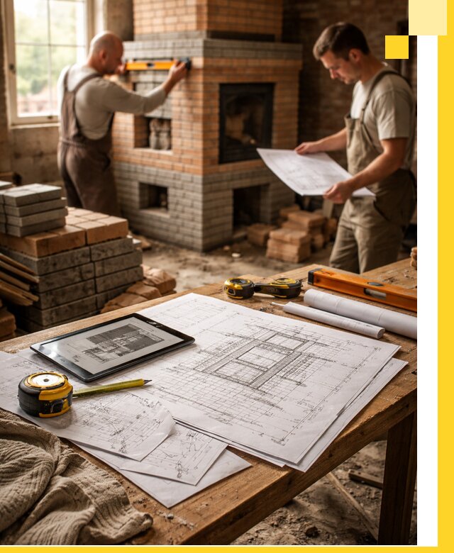 Проекты печей и каминов с индивидуальным дизайном в Лиски