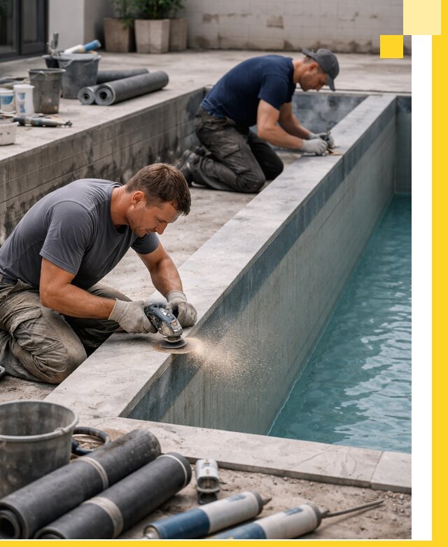 Профессиональный ремонт бассейнов под ключ в Лиски