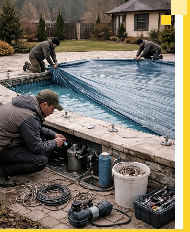 Консервация бассейнов в Лиски: подготовка к длительному хранению