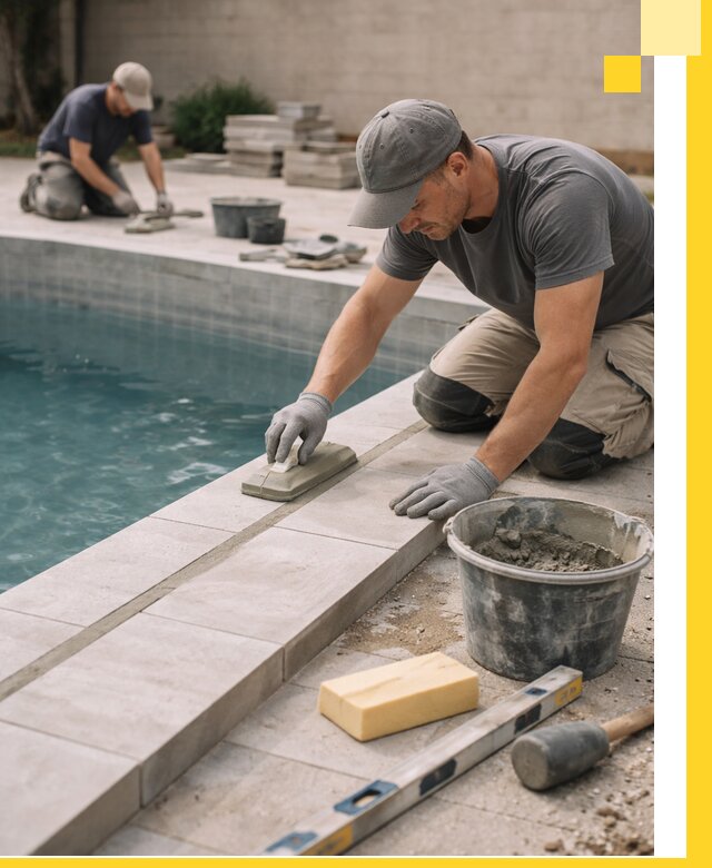 Отделка бассейнов в Лиски: декоративная отделка и гидроизоляция