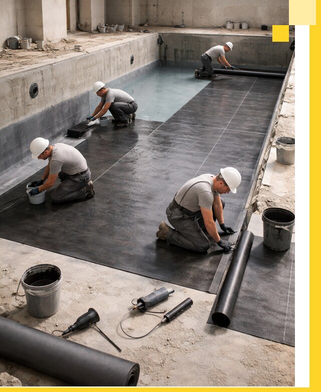 Профессиональная гидроизоляция бассейнов и чаш в Лиски под ключ