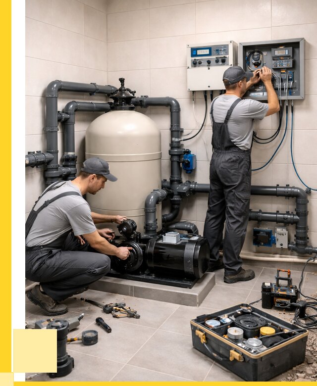 Монтаж оборудования для бассейнов в Лиски от 43764 р. | ЭриданЛск