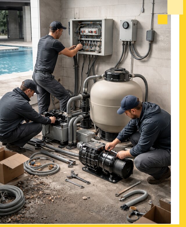 Профессиональный монтаж оборудования для бассейнов в Лиски