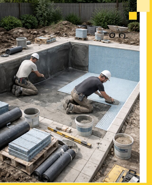 Проектирование и строительство стационарных бассейнов в Лиски