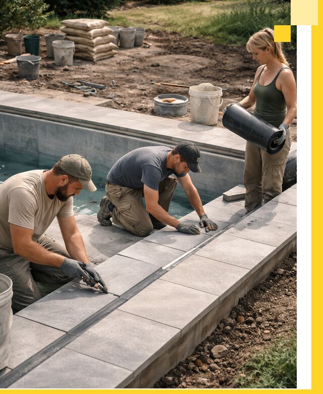 Строительство и монтаж уличных бассейнов под ключ в Лиски