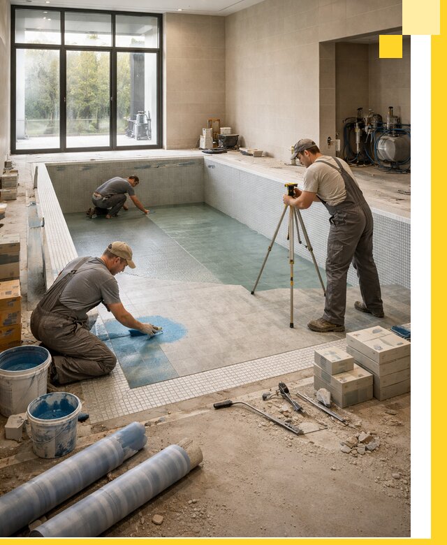 Проект и строительство закрытых бассейнов в Лиски под ключ