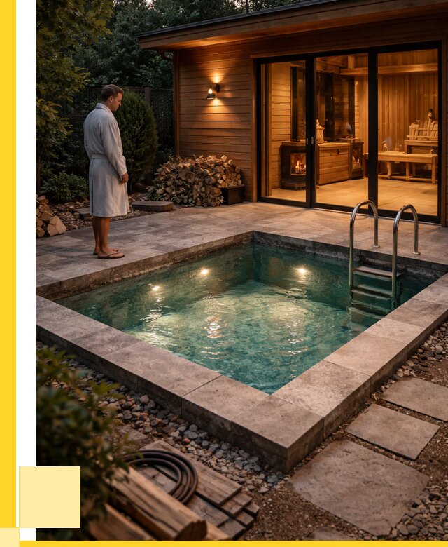 Бани с бассейном под ключ в Лиски от 103940 р. | ЭриданЛск