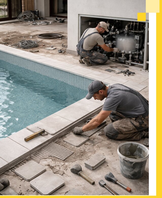 Строительство и монтаж бассейнов в коттедже в Лиски