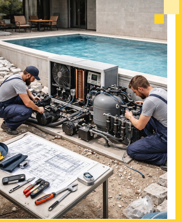 Проектирование и монтаж бассейнов с подогревом в Лиски