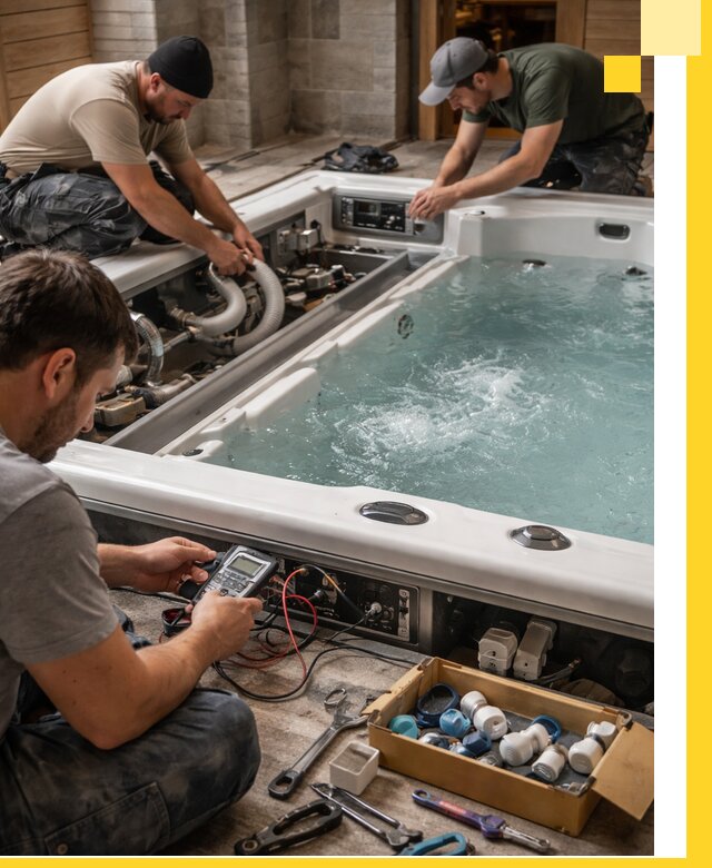 Гидромассажные бассейны под ключ в Лиски, дизайн и монтаж