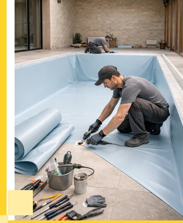 Пленка ПВХ для бассейнов в Лиски от 2735 р. | ЭриданЛск