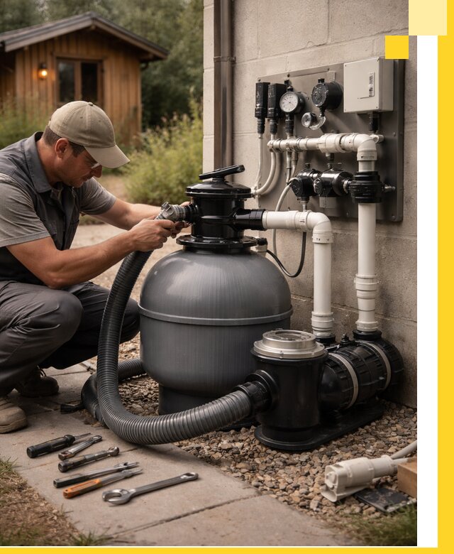 Продажа и монтаж фильтров и насосов для бассейнов в Лиски