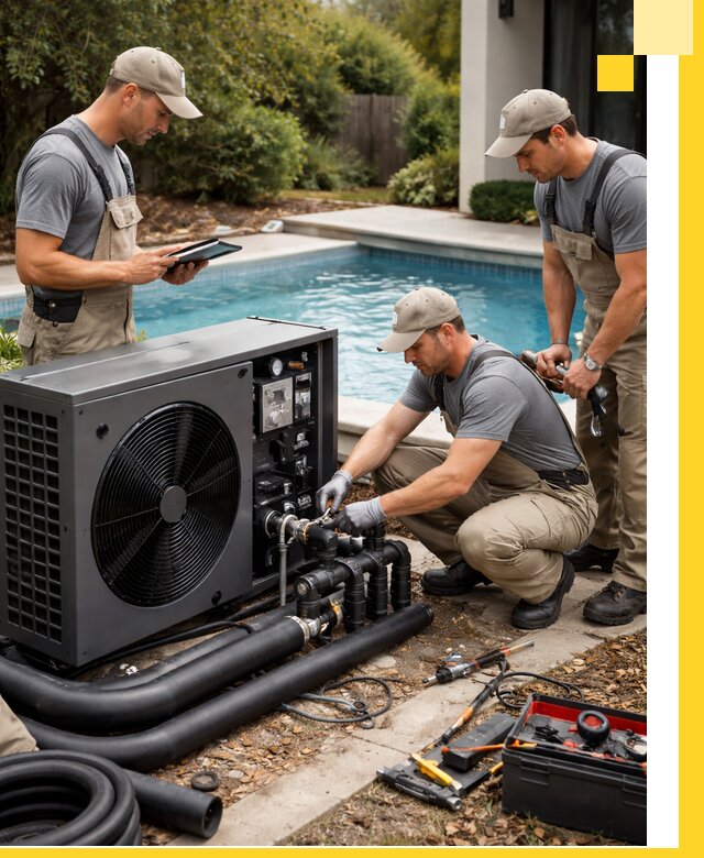 Проектирование и установка тепловых насосов для бассейнов в Лиски