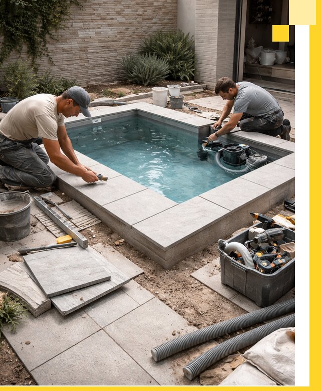 Мини бассейны под ключ в Лиски, дизайн и установка