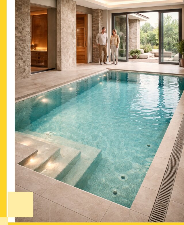 Бассейн во дворе в Лиски: проект, отделка от 1312920 р. | ЭриданЛск