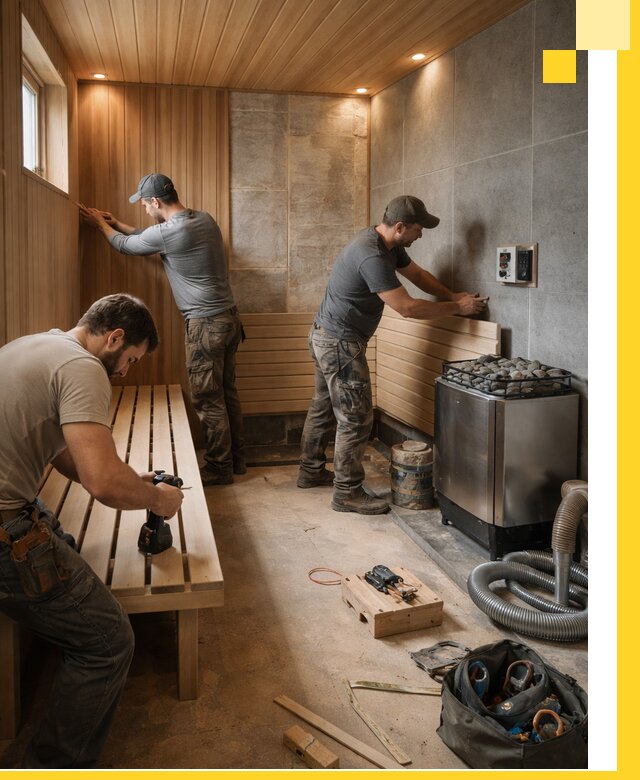 Сауны под ключ в Лиски, проектирование, строительство, отделка