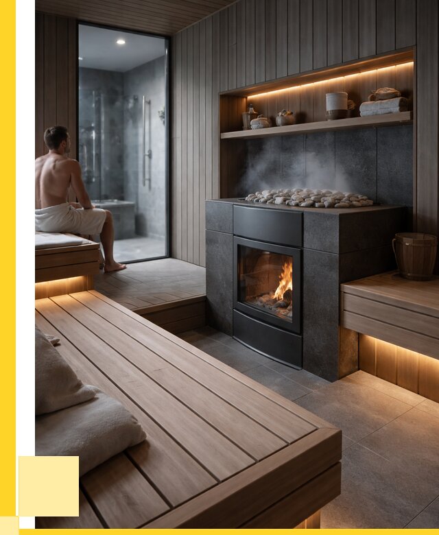 Проект сауны в частном доме в Лиски от 38294 р. | ЭриданЛск