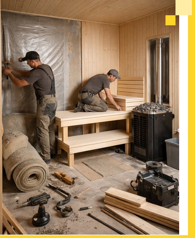 Проекты саун под ключ в Лиски дизайн и строительство