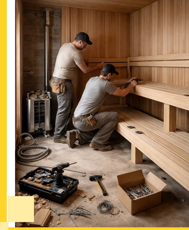 Монтаж саун под ключ в Лиски от 131292 р. | ЭриданЛск