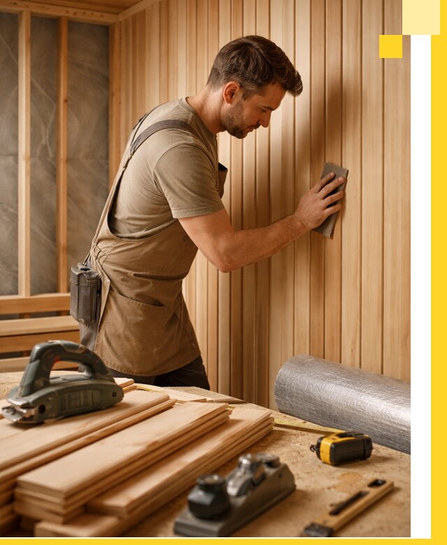 Профессиональная отделка саун и парных под ключ в Лиски