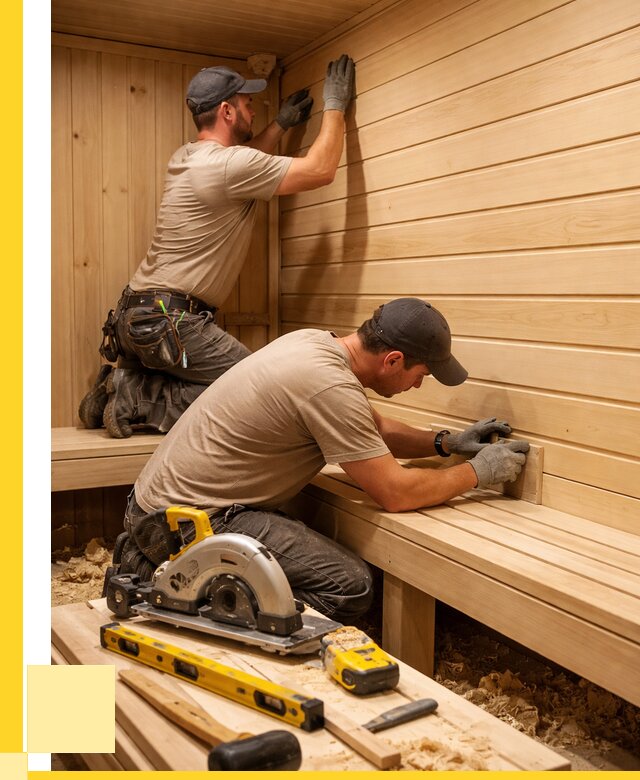 Обшивка саун вагонкой в Лиски от 2735 р. | ЭриданЛск