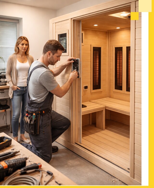 Инфракрасные сауны под ключ в Лиски продажа и установка