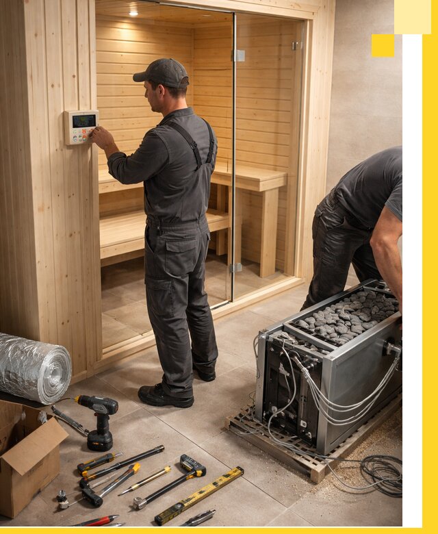 Поставка, установка и монтаж электрических саун в Лиски