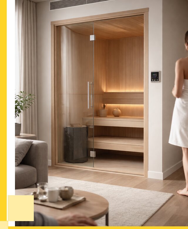 Сауна в квартире под ключ в Лиски от 131292 р. ЭриданЛск