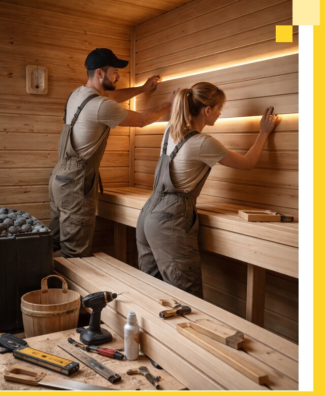 Дизайн саун и бань под ключ с индивидуальным проектом в Лиски