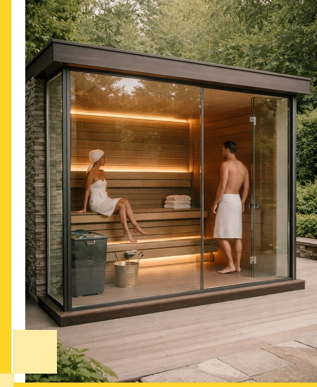 Сауна стеклянная и двери для сауны в Лиски от 273525 р. | ЭриданЛск