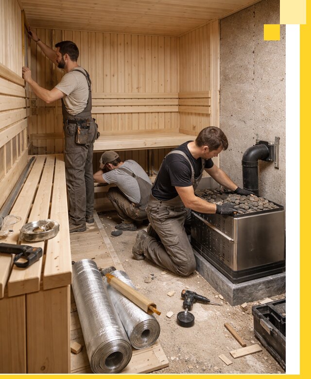 Индивидуальные сауны на заказ в Лиски под ключ, проект и монтаж