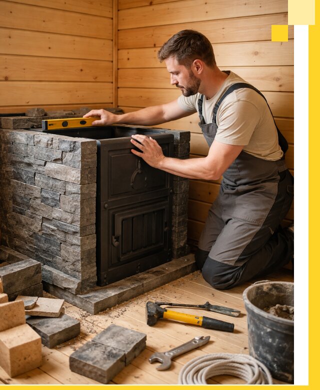 Производство и установка печей для саун под ключ в Лиски