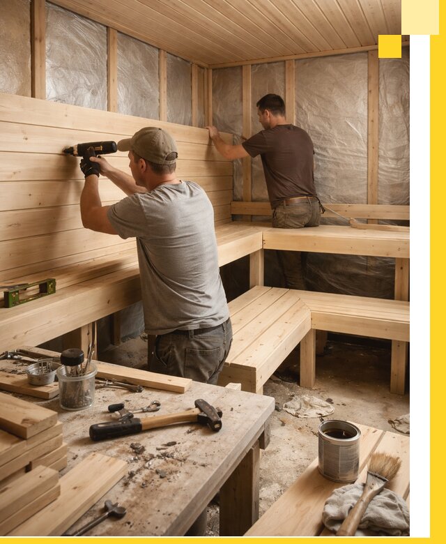 Профессиональная отделка бань и саун под ключ в Лиски